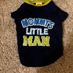 Navy and Green Kids Shirt - Mommy's Little Man